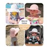 FURTALK Baby Sun Hat Summer Beach Bucket Hats Cotton Bowknot