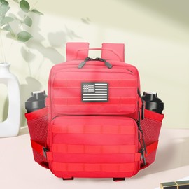 9L Mini Tactical Backpack for Men and Women, Tactical Backpack Small for Hiking, Small Tactical Bag, Red, Small, Tactical Backpack