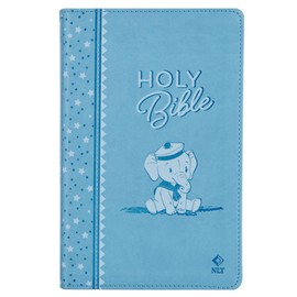 NLT Keepsake Holy Bible for Baby Boys Baptism Easter, New Living Translation, Blue (NLT Baby Keepsake Editions)