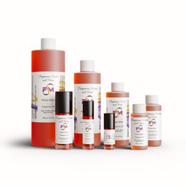 Fragrances, Scents and More Mango Butter Perfume/Body Oil - 3 Bottles 0.33 Fl Oz Glass Roll On (10ml)