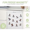 Doctor Phrase Pattern, 12pcs/set Fridge, Room Adults Inspirational Refrigerator Diet
