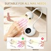 AORAEM UV Nail Lamp, LED Auto Sensor Yellow Light Gooseneck