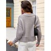 ZAFUL Cozy Fall Sweaters for Women 2025 Crew Neck Pullover