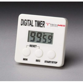 DUKAL 4452 Tech-Med Digital Timer, 1/2" Height, 2" Width, 2-3/4" Length