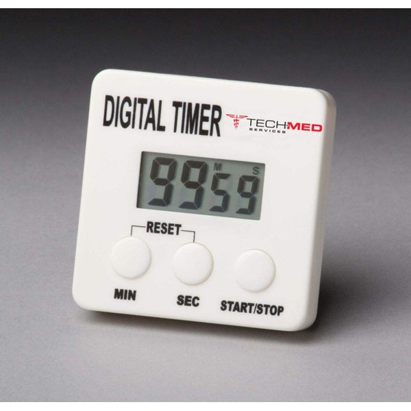 DUKAL 4452 Tech-Med Digital Timer, 1/2" Height, 2" Width, 2-3/4" Length