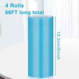 Gartful Resin Tapes for Jewelry, 6inch Wide Seamless Sticky Paper Tape for Epoxy Resin Molding, Traceless Tape for Arts & Crafts, Making River Tables, Jewelry Metal Hollow Frame Bezels, Pendant