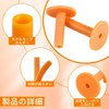 Yowodana Golf Tees Rubber Practice Set of 9 35mm-83mm Permanent