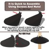 Pirateant 24 Inch Metal Squirrel Baffle,Adjustable Opening Size, for Up