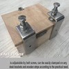 Yeruvce Metal Clamp Heavy Duty Clamp C Clamp Woodworking Clamp