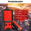 Greluma 1 Stück Auto-Relaistester,12V elektronischer Relaisprüfer,Autobatterietester mit Clips für automatische