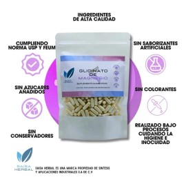 Glicinato Magnesio Bolsa 500 Capsulas