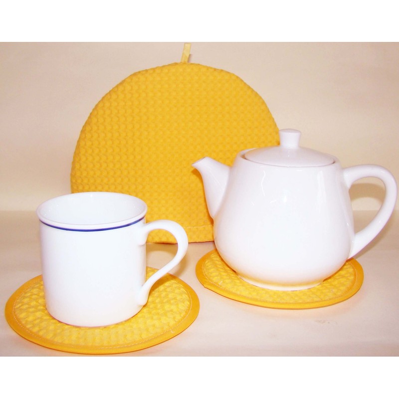 Santens Sun Compound Tenses Teacosy Small & Pot Mat Set