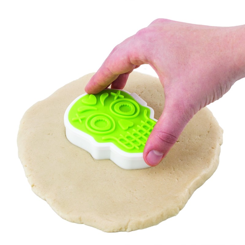 Cortador de galletas Tovolo, Calavera de azúcar, Blanco, 1