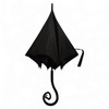 Fully Automatic Open Dark Wing Gothic Umbrella With Dramatic Heart