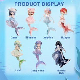 BEEMAI Antu Tidal Secret Language Mermaid Series 1PC 1/12 BJD Dolls Cute Figures Collectibles Birthday Gift