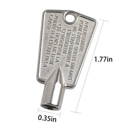 3 Pack 216702900 Freezer Door Key for Frigidaire Kenmore AP4071414 PS2061565 AP2113733 AP4301346 PS1991481 06599905 08037402 12849(Metal)