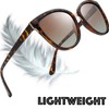 The Fresh Polarized Cat Eye Designer Tip Pointed Sunglasses FR17266P,