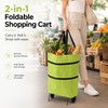 Foldable Shopping Cart Bag for Daily Errands – 2-in-1 Oxford