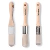 Wesquer 3-Pack 1Inch Paint Brush for Detail Work - Triangle,