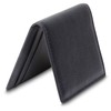 Bosca Navayo Deluxe Cartera de bolsillo frontal, Azul/Negro, Una talla,