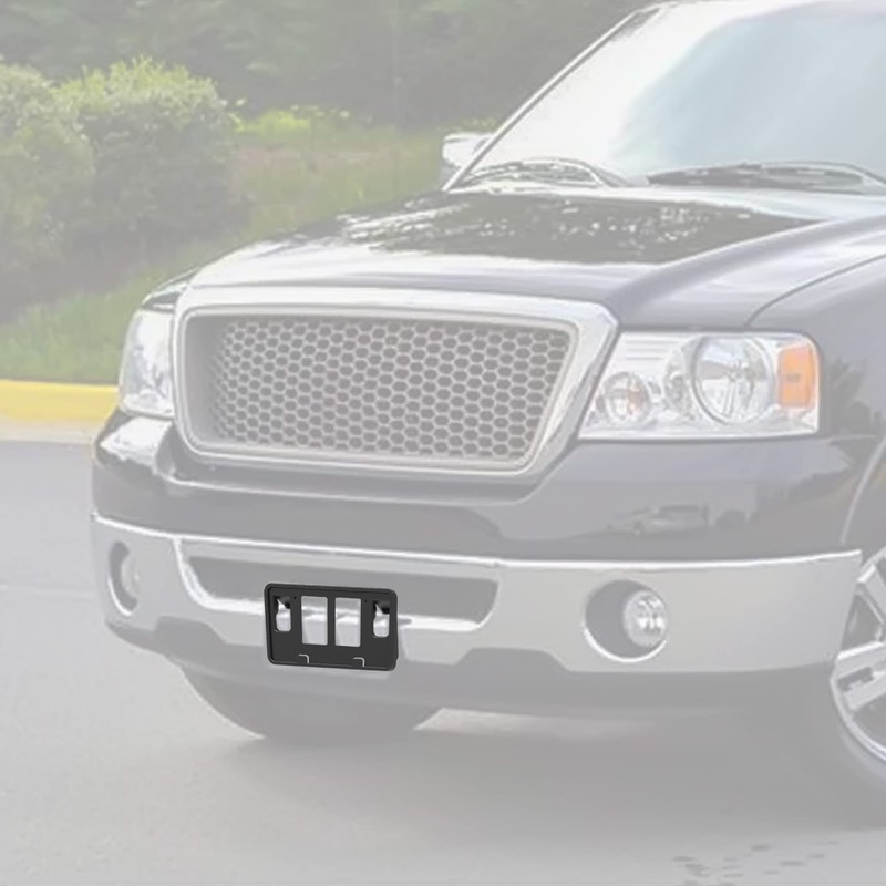 KEWISAUTO Front License Plate Frame for F150 06-08, Black Front