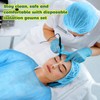 Xuhal 30 Set Blue Disposable Isolation Gowns Set PPE Gowns