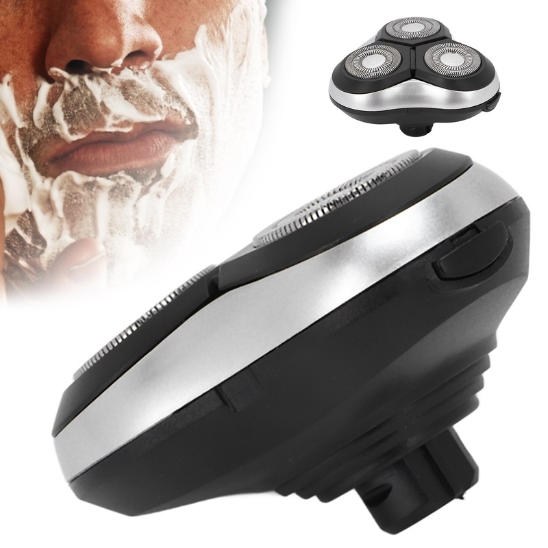 Replacement Electric Shaving Head 360° Floating Double Shaving Rings Head