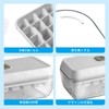 Coollooda Ice Cube Tray, Square Ice Maker, 32 Ice Maker,