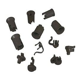 Novelty Lights 50 Pack C9 Replacement Sockets, Black, SPT-1
