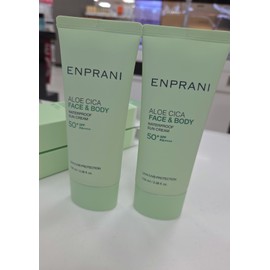 Enprani Aloe Cica Waterproof Sun Cream 2pcs Triple Functional Cosmetics / 엔프라니 알로에 시카 워터프루프 선크림 2개 3중 기능성화장품