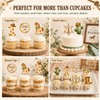 ALISSAR 36 Pcs My First Rodeo Cupcake Toppers, Western 1st