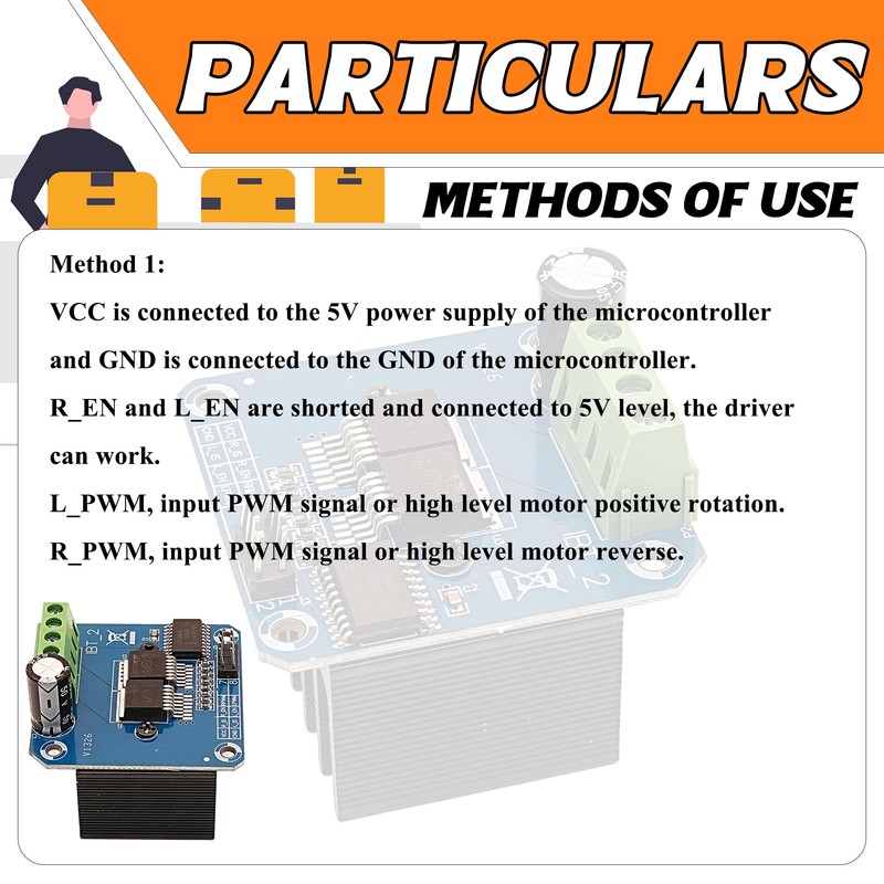 A-DIGISHUO BTS7960 43A Dual H-Bridge Stepper Motor Drive Current Limit