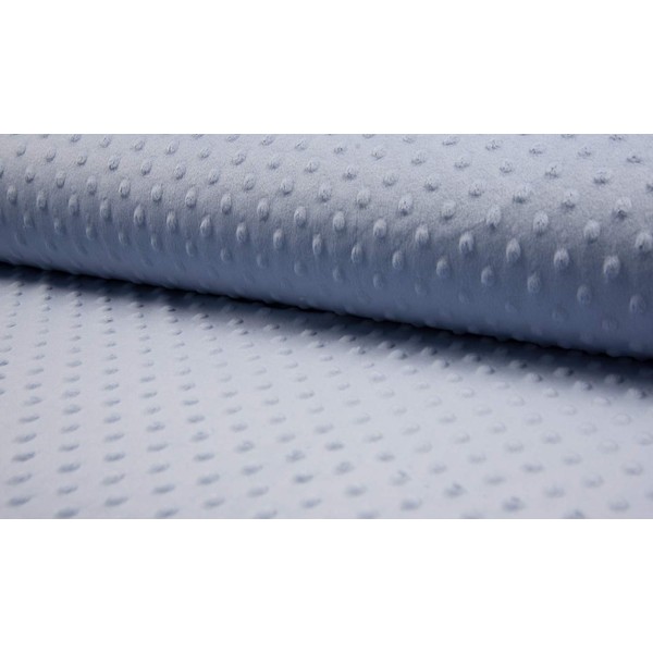 Luxury Supersoft DIMPLE Cuddle Soft Fleece Fabric Material - Dusty