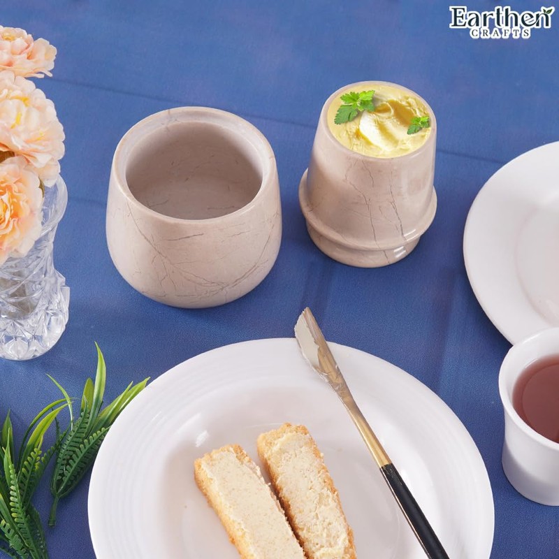 Butter Keeper Design D (Verona, 4" Inches)