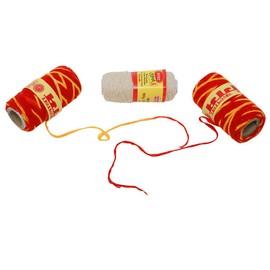 Mauli Thread Kalawa Moli Rakhi Thread Pooja Dhaaga Wrist Roll kaccha Dhaga Pure Raksha Sutra, for Pujan, Havan, Worship, Festival Set of 3