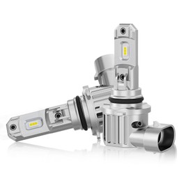 NOVCAPAR HB4 9006 Bulbs, 800% Super Bright 30000LM Cool White 6500K,1:1 Mini Size, Plug and Play, CANBUS Ready, IP68 waterproof HB4 9006 fog lights, Pack of 2