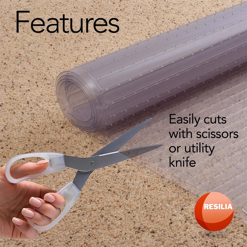 RESILIA Deep-Pile Carpet Runner - Plastic Vinyl Carpet & Rug
