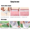Erioctry 40PCS White Disposable Collar Protectors - Self-Adhesive Sweat Pads