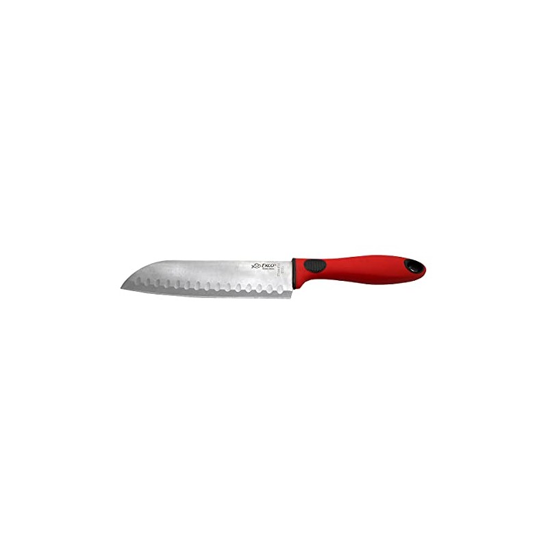 EKCO 68721 Cuchillo Santoku con Funda Protectora Evolution, Plata, 17