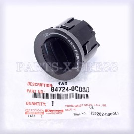 Toyota GENUINE OEM NEW TOYOTA TUNDRA / SEQUOIA 4 WHEEL DRIVE CONTROL SWITCH 84724-0C030