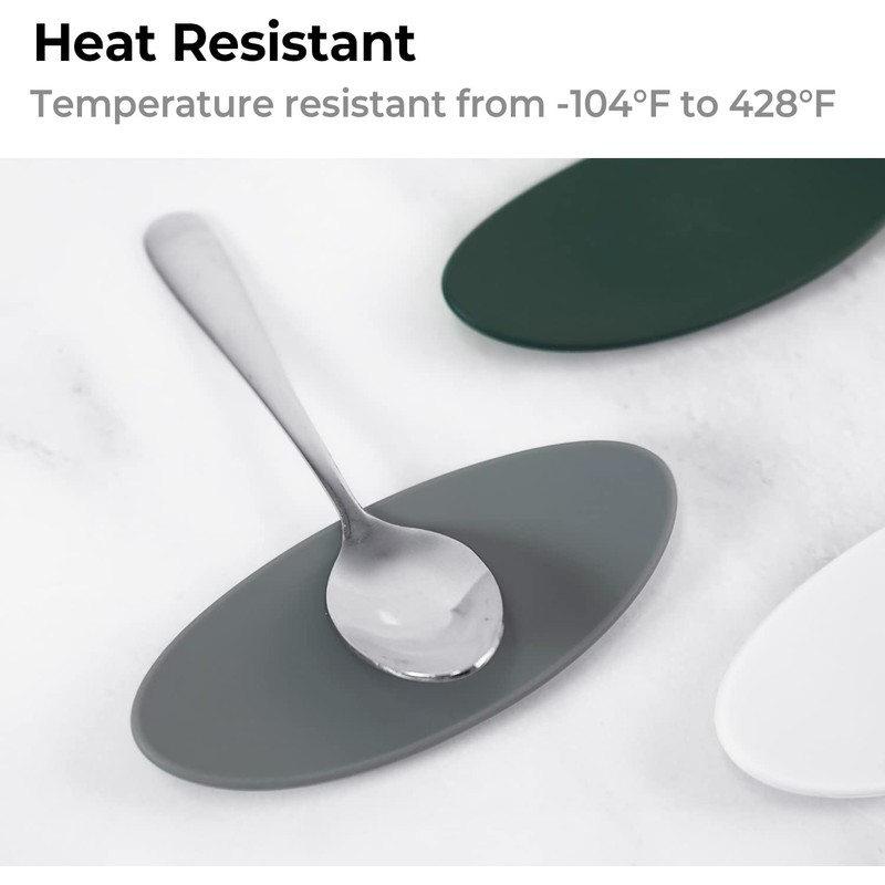 Carrotez Small Silicone Coffee Spoon Rest 2 pcs (0.2" x