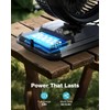 xasla Camping Misting Fan, 10-Inch Cooling Fan 20000mAh Battery, 3
