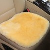 OGLAND Fluffy Genuine Australia Sheepskin Car Seat Cover for Auto