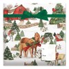 Current Holiday Horses Christmas Rolled Wrapping Paper - Premium Jumbo