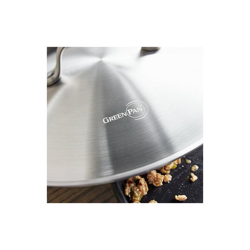 GreenPan Craft Noire 4.5QT Saute Pan with Lid and Helper