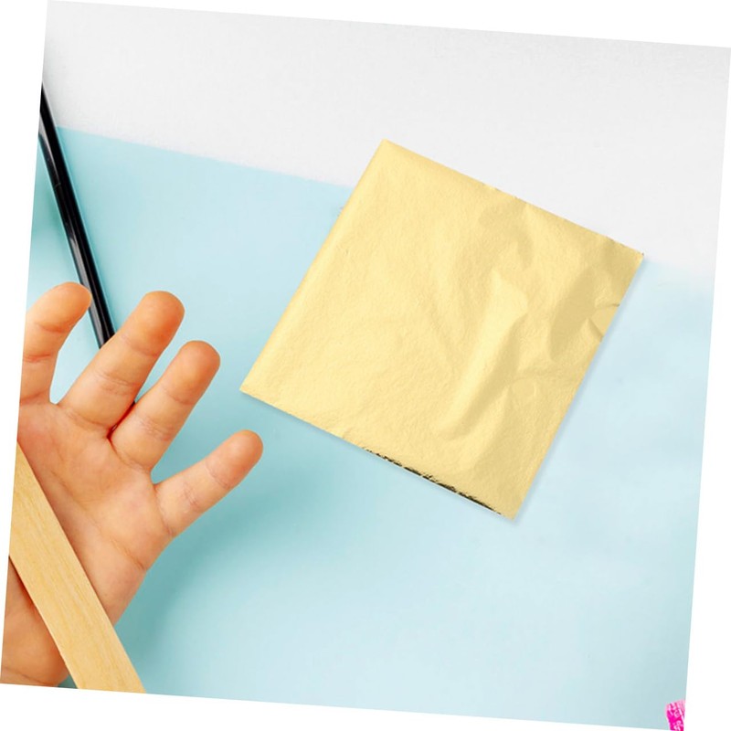KONTONTY 200 Sheets Craft Foil Flakes for DIY Projects Imitation