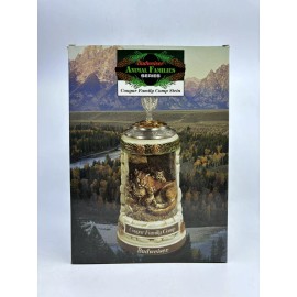 Budweiser Cougar Family Camp Animal Families Series(4/4) Lidded Beer Stein CS369