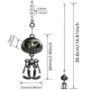 OMYZERO 12Inch Metal Alien Fan Pull Chain Extender with Ball