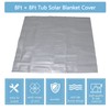 Hot Tub Bubble Blanket - 8 x 8 FT 16-Mil