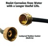 Lightweight EVA Recoil Garden Hose: Retractable Coil Water Hoses with
